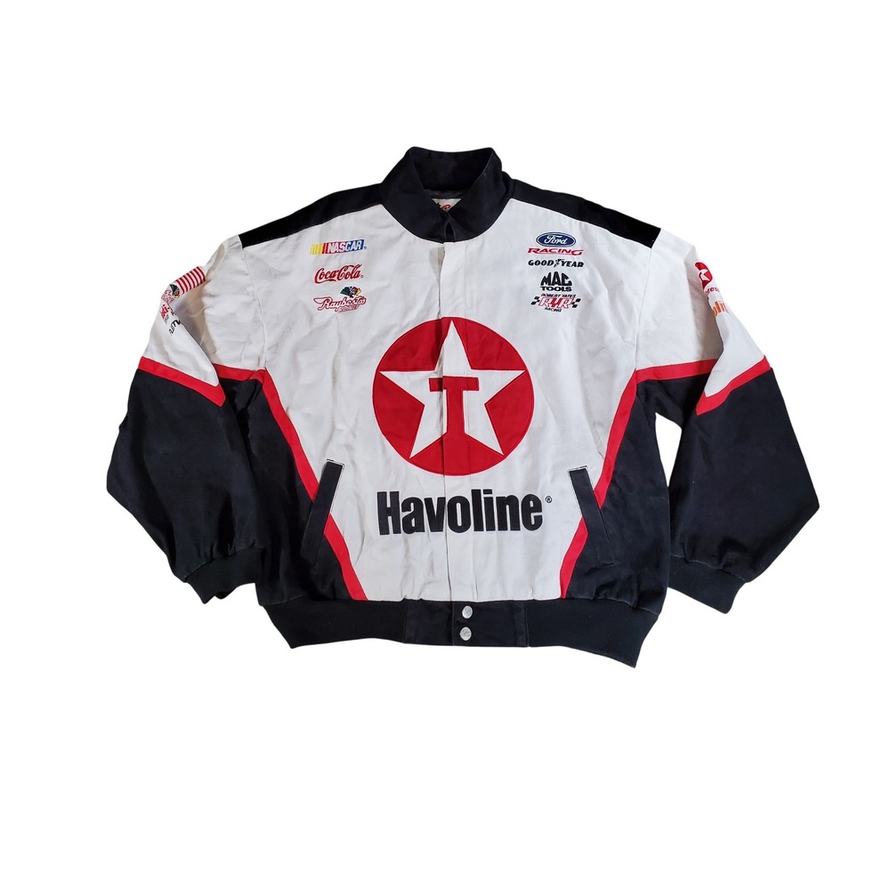 Chase Authentics Havoline Texaco NASCAR Robert Yates Racing Jacket Mens XL VTG